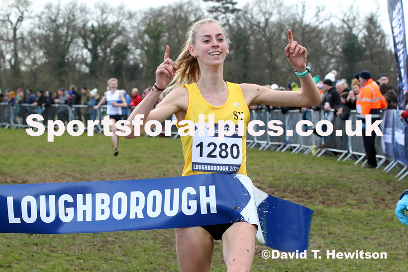 Senior women, 2020 British Athletics Inter Counties Cross Country Champs., Prestwold Hall, Loughborough. Photo: David T. Hewitson/Sports for All Pics